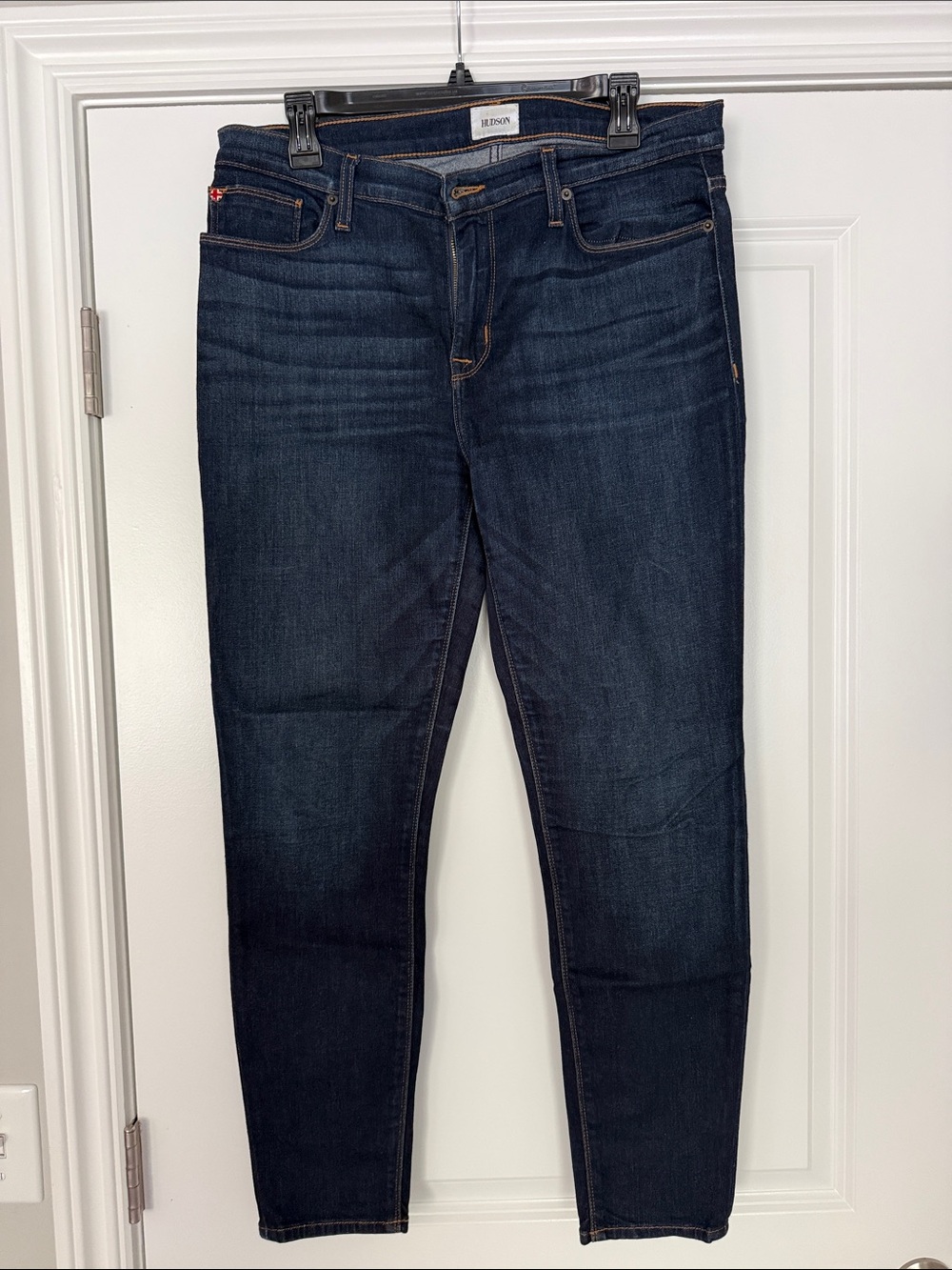 Hudson Jeans Straight Leg Dark Indigo Denim